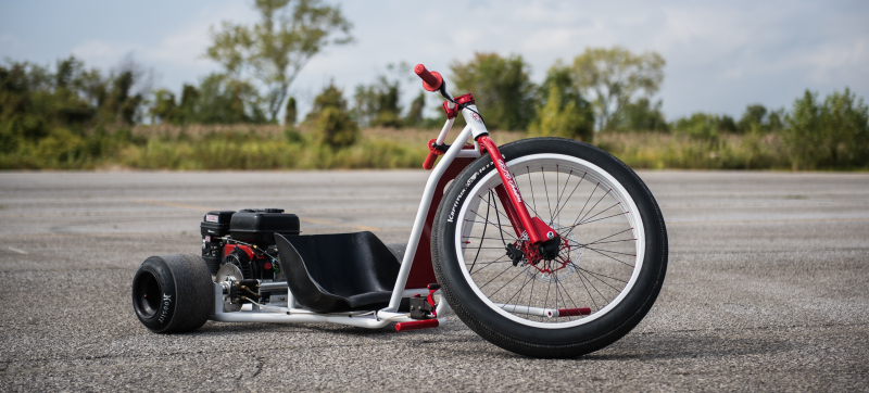 Illustration for article titled My Day on a Gas-Powered Drift Trike: Like Being a Kid Again, But Better